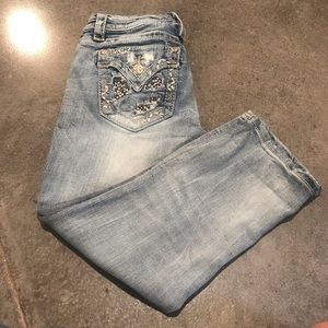 Miss me crop jeans size 26